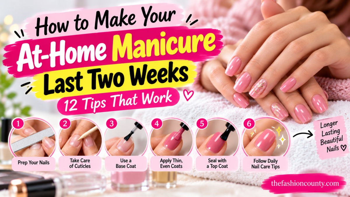 How to make your at-home manicure last two weeks with nail preparation, base coat, and top coat tips
